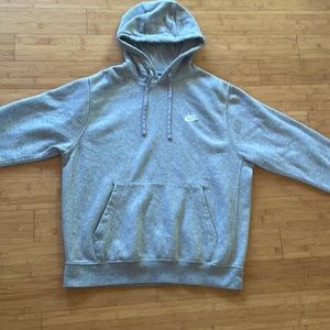 Gray Nike Pullover hoodie